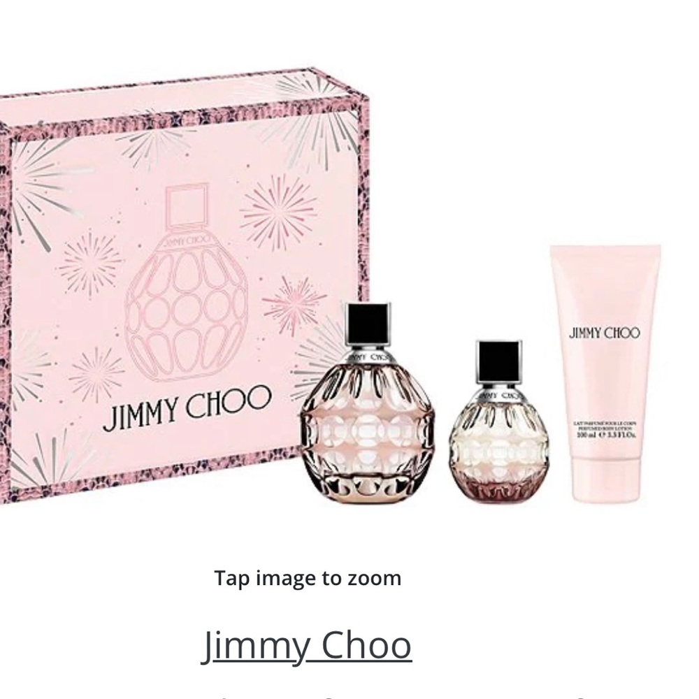 Jimmy Choo Signature perfume 3 piece set full size